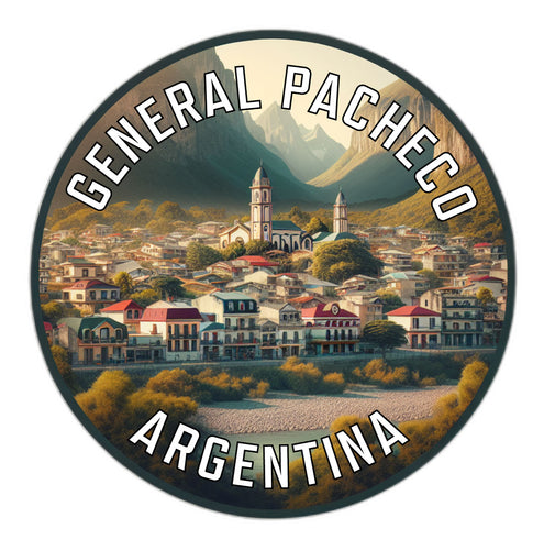 General Pacheco Argentina Souvenir Die Cut Flat Magnet 2-Inch
