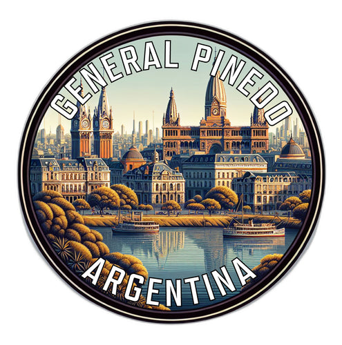 General Pinedo Argentina Souvenir Die Cut Flat Magnet 2-Inch