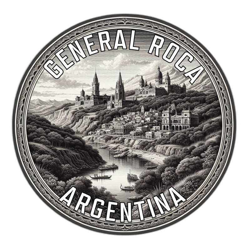 General Roca Argentina Souvenir Die Cut Flat Magnet 2-Inch