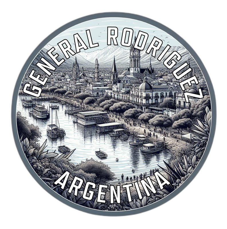General Rodriguez Argentina Souvenir Die Cut Flat Magnet 2-Inch