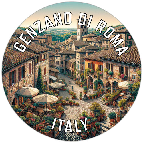Genzano di Roma Italy Souvenir Vinyl Decal Sticker 6-Inch