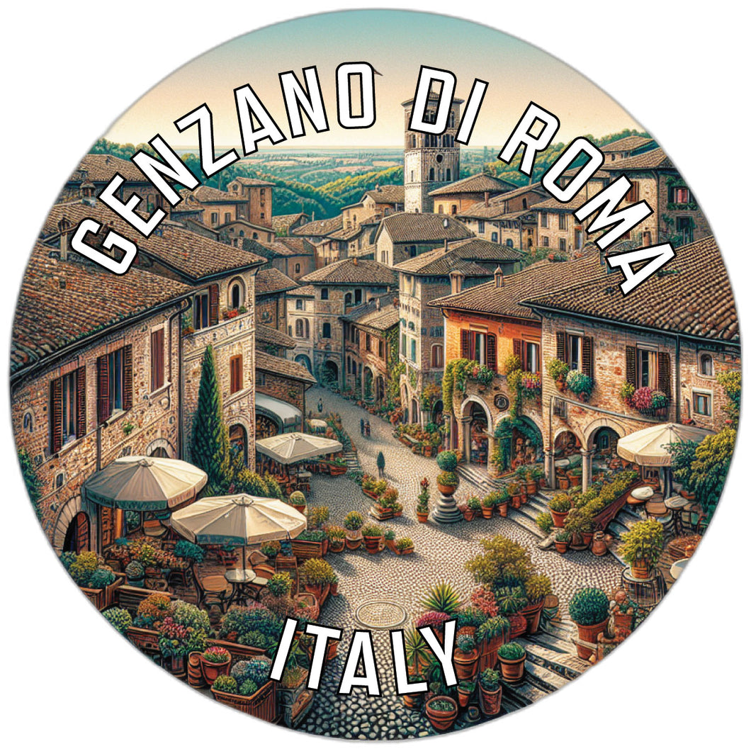 Genzano di Roma Italy Souvenir Vinyl Decal Sticker 6-Inch