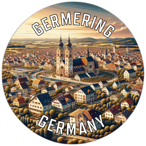 Germering Germany Souvenir Vinyl Decal Sticker 2-Inch