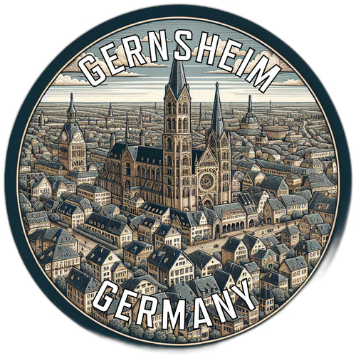 Gernsheim Germany Souvenir Vinyl Decal Sticker 2-Inch