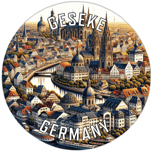 Geseke Germany Souvenir Vinyl Decal Sticker 2-Inch