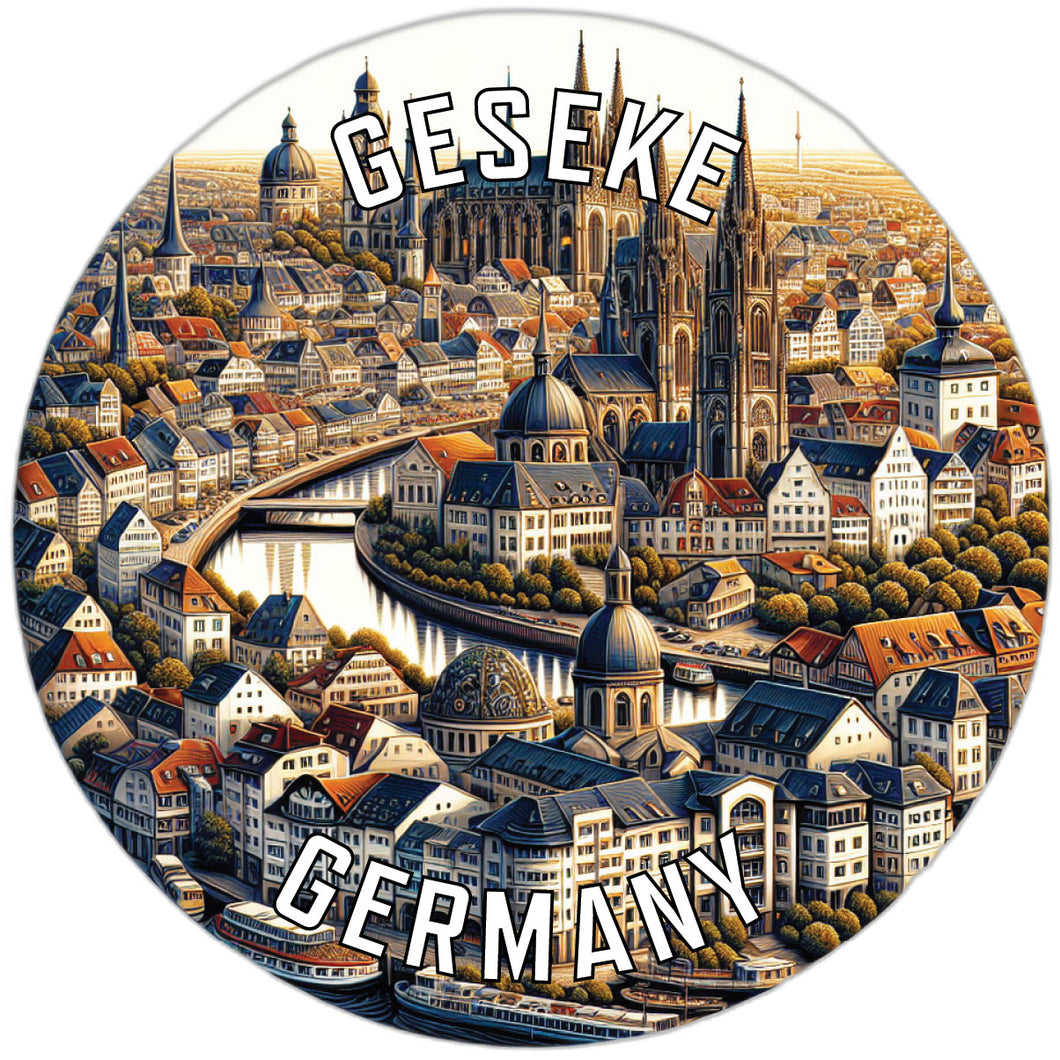 Geseke Germany Souvenir Vinyl Decal Sticker 2-Inch