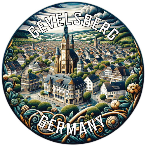Gevelsberg Germany Souvenir Vinyl Decal Sticker 6-Inch
