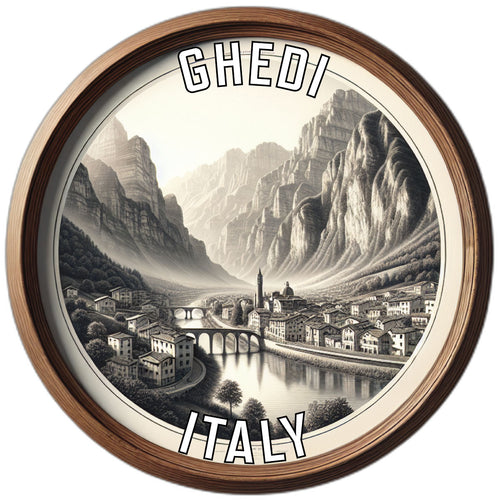 Ghedi Italy Souvenir Vinyl Decal Sticker 6-Inch
