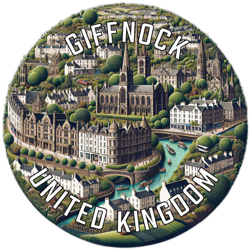 Giffnock United Kingdom Souvenir Vinyl Decal Sticker 4-Inch
