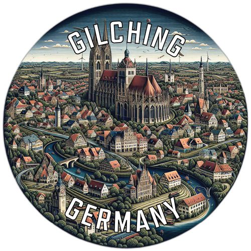 Gilching Germany Souvenir Vinyl Decal Sticker 2-Inch