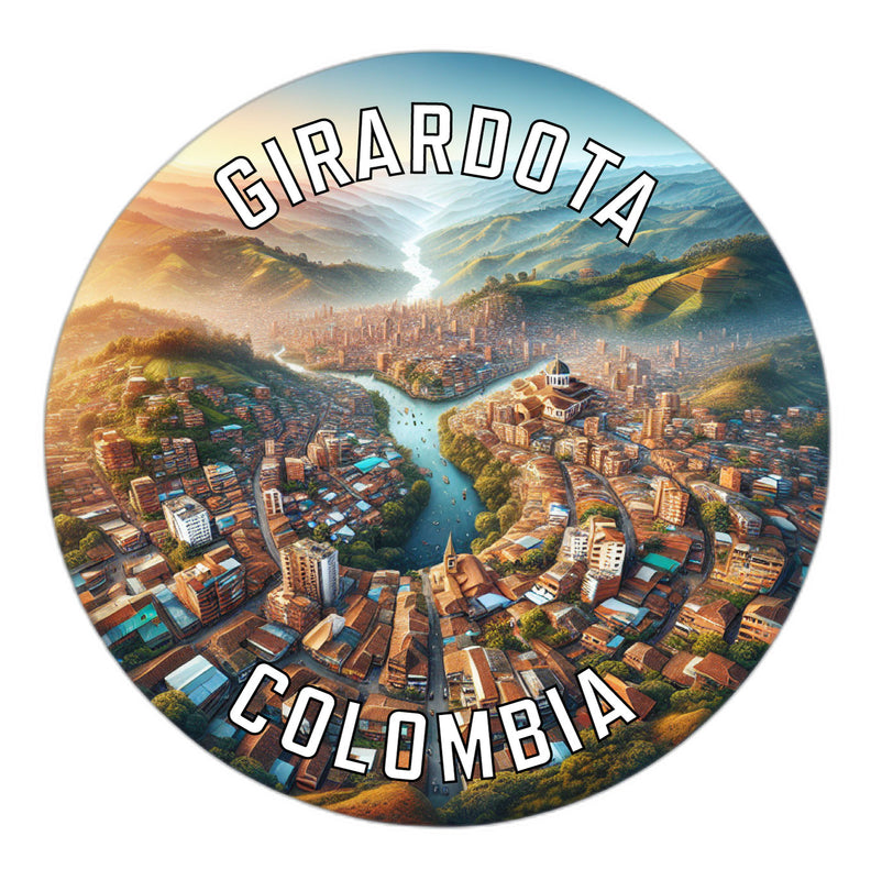 Girardota Colombia Souvenir Die Cut Flat Magnet 2-Inch