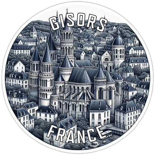 Gisors France Souvenir Vinyl Decal Sticker 2-Inch