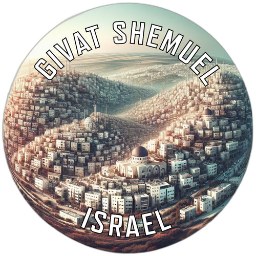 Givat Shemuel Souvenir Vinyl Decal Sticker 6-Inch