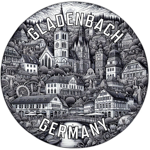 Gladenbach Germany Souvenir Vinyl Decal Sticker 2-Inch