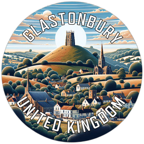 Glastonbury United Kingdom Souvenir Vinyl Decal Sticker 6-Inch