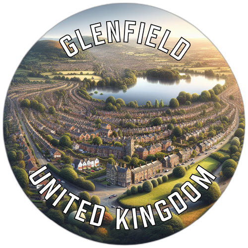 Glenfield United Kingdom Souvenir Vinyl Decal Sticker 6-Inch