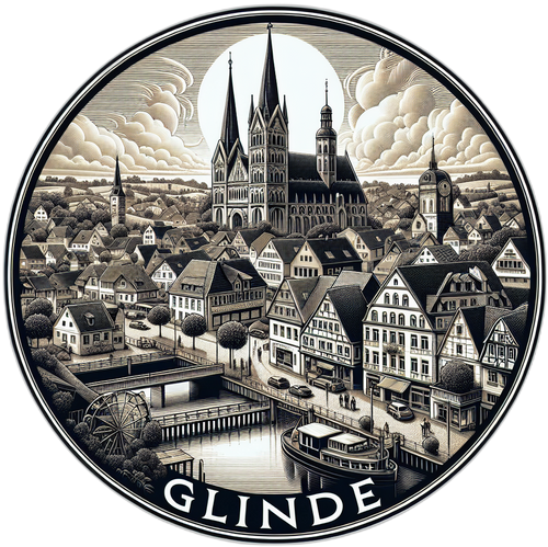 Glinde Germany Souvenir Vinyl Decal Sticker 6-Inch