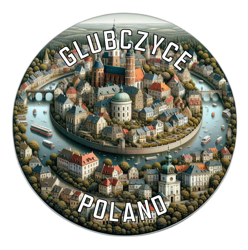 Glubczyce Poland Souvenir Vinyl Decal Sticker 2-Inch