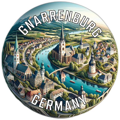 Gnarrenburg Germany Souvenir Vinyl Decal Sticker 6-Inch