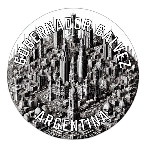 Gobernador Galvez Argentina Souvenir Die Cut Flat Magnet 2-Inch