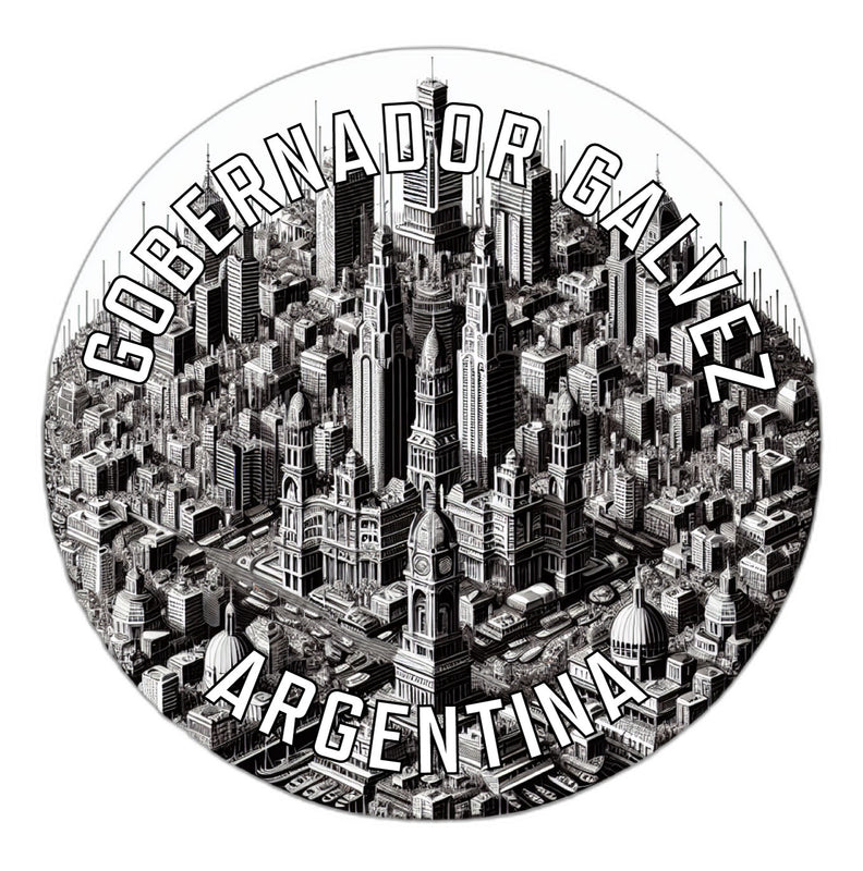 Gobernador Galvez Argentina Souvenir Die Cut Flat Magnet 2-Inch