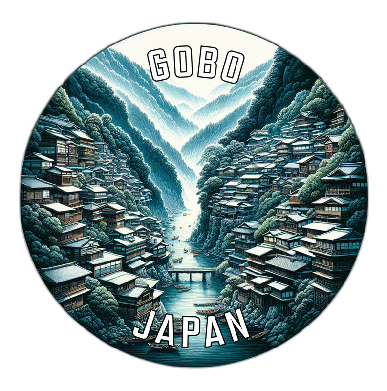 Gobo Japan Souvenir Die Cut Flat Magnet 6-Inch