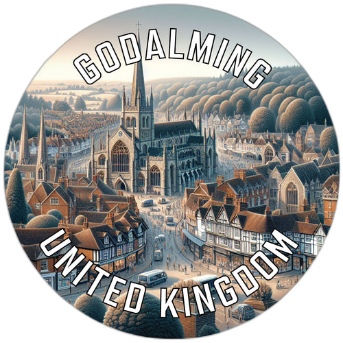 Godalming United Kingdom Souvenir Vinyl Decal Sticker 6-Inch