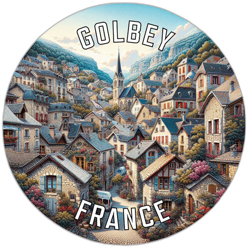 Golbey France Souvenir Vinyl Decal Sticker 2-Inch