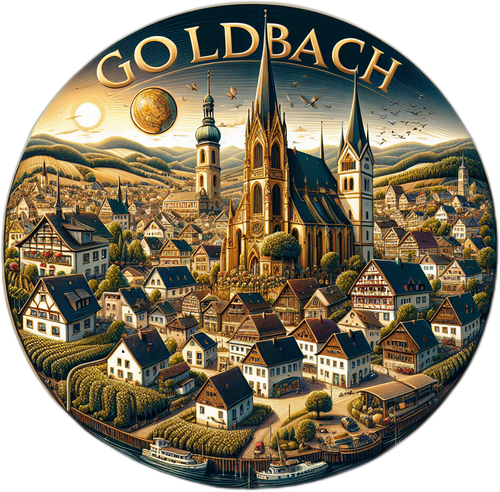 Goldbach Germany Souvenir Vinyl Decal Sticker 6-Inch