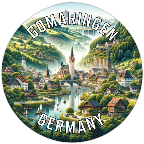 Gomaringen Germany Souvenir Vinyl Decal Sticker 6-Inch