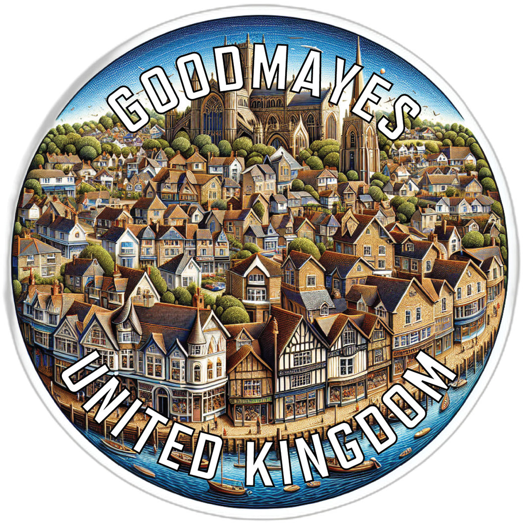 Goodmayes United Kingdom Souvenir Vinyl Decal Sticker 2-Inch