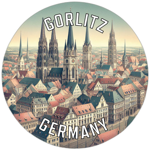Gorlitz Germany Souvenir Vinyl Decal Sticker 2-Inch
