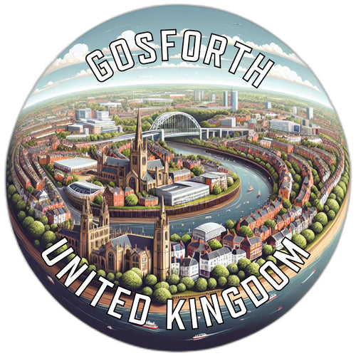 Gosforth United Kingdom Souvenir Vinyl Decal Sticker 6-Inch