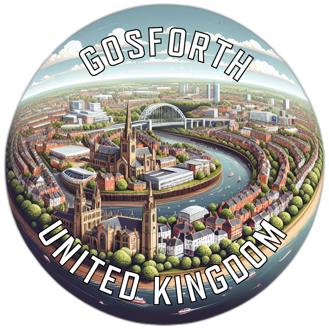 Gosforth United Kingdom Souvenir Vinyl Decal Sticker 6-Inch