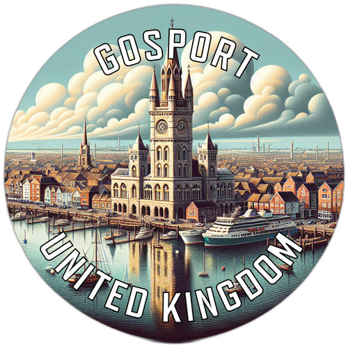 Gosport United Kingdom Souvenir Vinyl Decal Sticker 2-Inch