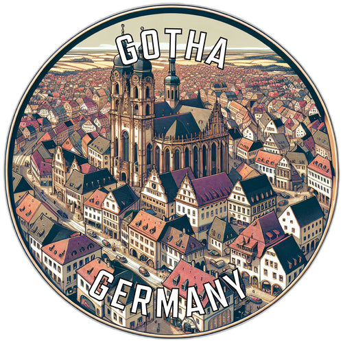 Gotha Germany Souvenir Vinyl Decal Sticker 6-Inch