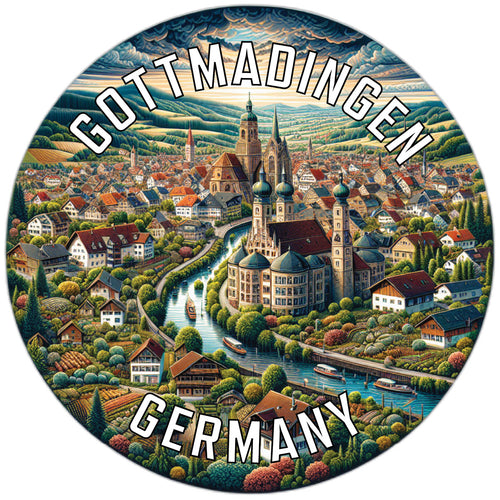 Gottmadingen Germany Souvenir Vinyl Decal Sticker 2-Inch