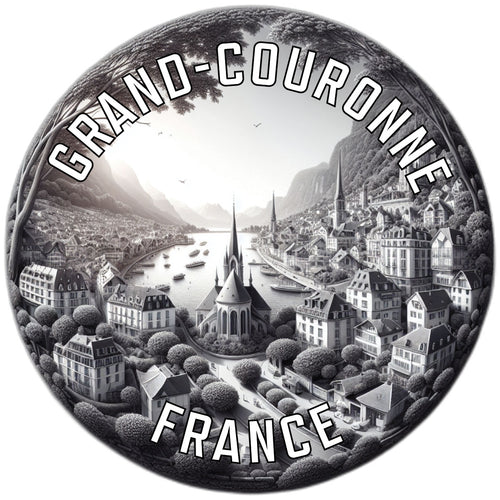 Grand Couronne France Souvenir Vinyl Decal Sticker 2-Inch
