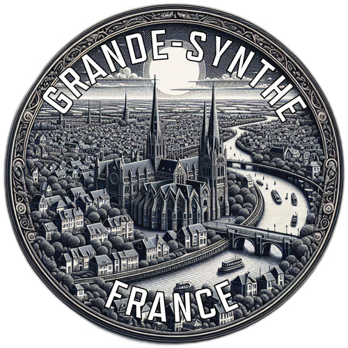 Grande Synthe France Souvenir Vinyl Decal Sticker 2-Inch