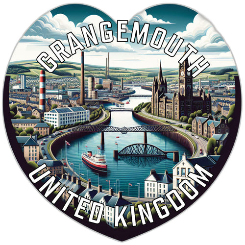 Grangemouth United Kingdom Souvenir Vinyl Decal Sticker 6-Inch