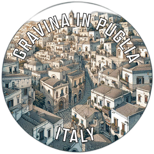 Gravina in Puglia Italy Souvenir Vinyl Decal Sticker 6-Inch