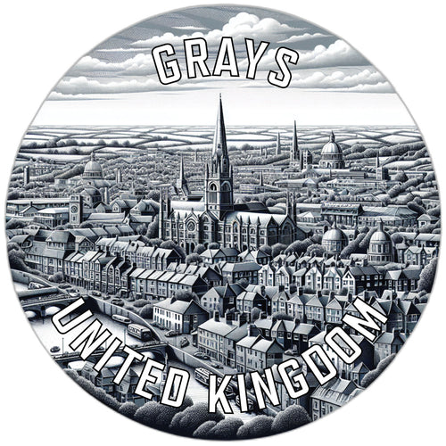 Grays United Kingdom Souvenir Vinyl Decal Sticker 2-Inch