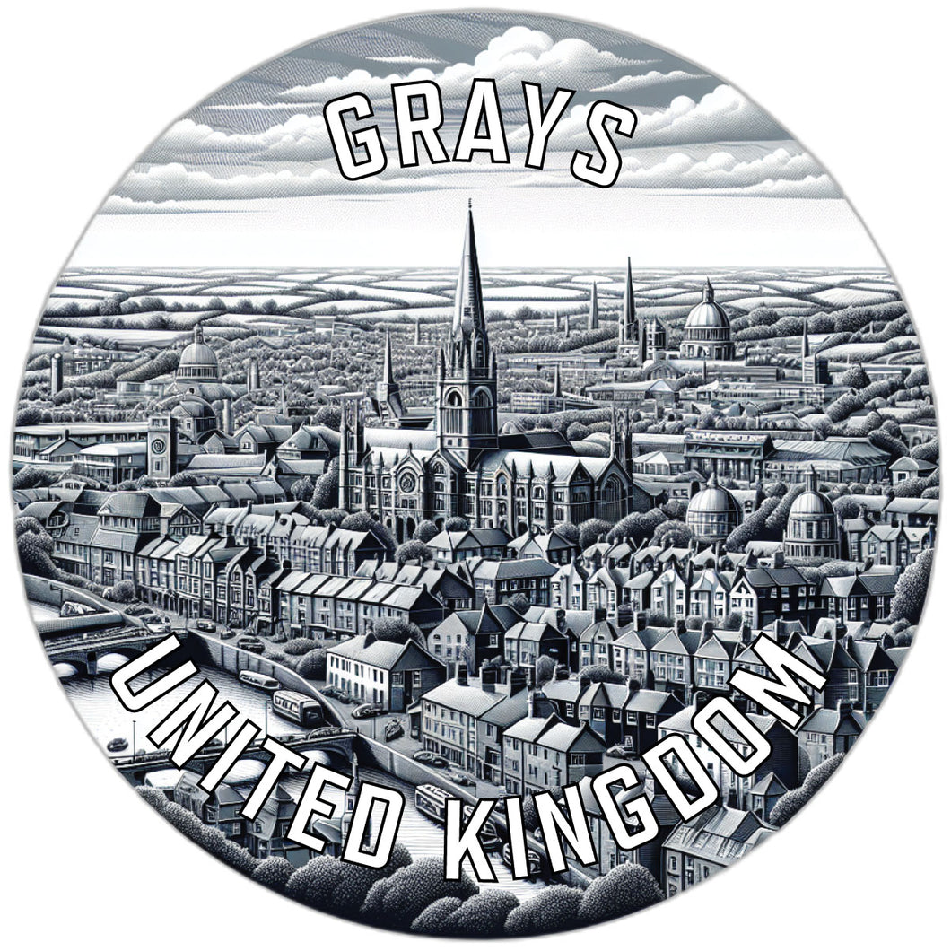 Grays United Kingdom Souvenir Vinyl Decal Sticker 2-Inch