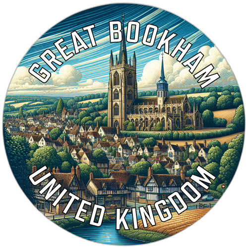 Great Bookham United Kingdom Souvenir Vinyl Decal Sticker 6-Inch
