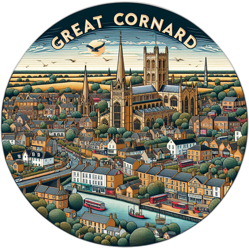 Great Cornard United Kingdom Souvenir Vinyl Decal Sticker 4-Inch