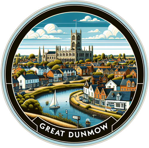 Great Dunmow United Kingdom Souvenir Vinyl Decal Sticker 6-Inch