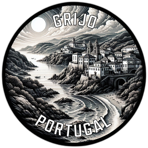 Grijo Portugal Souvenir Die Cut Flat Magnet 2-Inch