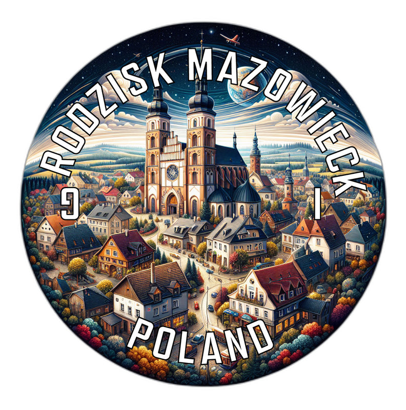 Grodzisk Mazowiecki Poland Souvenir Die Cut Flat Magnet 2-Inch