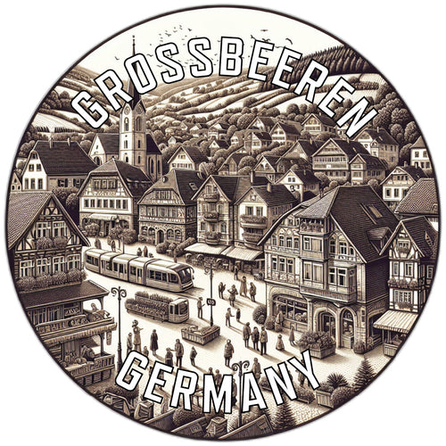 Grossbeeren Germany Souvenir Die Cut Flat Magnet 2-Inch