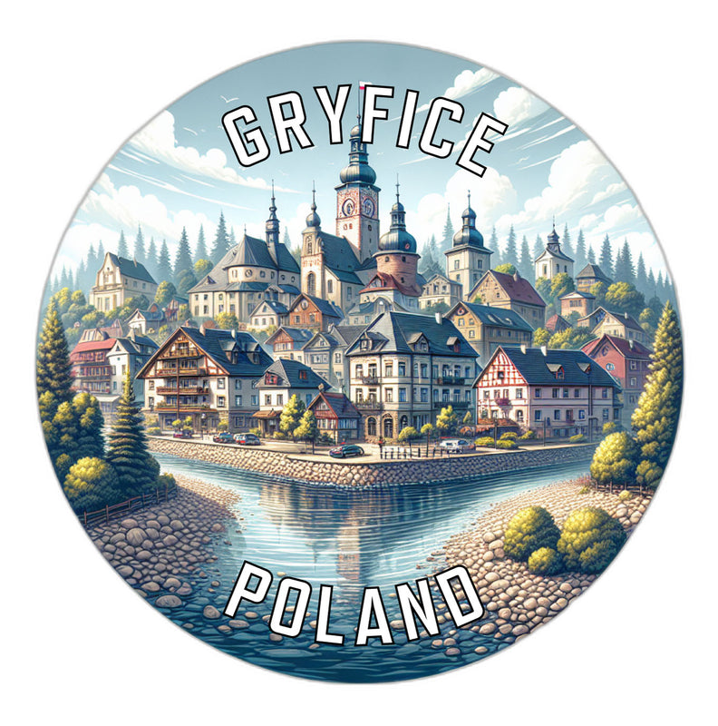 Gryfice Poland Souvenir Vinyl Decal Sticker 2-Inch